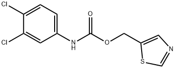 1,3-THIAZOL-5-YLMETHYL N-(3,4-DICHLOROPHENYL)CARBAMATE Struktur