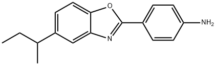 4-(5-SEC-BUTYL-1,3-BENZOXAZOL-2-YL)ANILINE Struktur