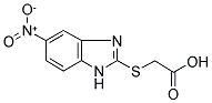 [(5-NITRO-1H-BENZIMIDAZOL-2-YL)THIO]ACETIC ACID Struktur