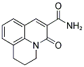 2,3-DIHYDRO-5-OXO-(1H,5H)-BENZO[IJ]QUINOLIZINE-6-CARBOXAMIDE Struktur