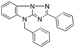 4-BENZYL-2-PHENYL-4H-[1,2,4]TRIAZOLO[1,5-A]BENZIMIDAZOLE Struktur