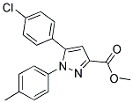 METHYL 5-(4-CHLOROPHENYL)-1-(4-METHYLPHENYL)-1H-PYRAZOLE-3-CARBOXYLATE Struktur