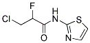 3-CHLORO-2-FLUORO-N-(1,3-THIAZOL-2-YL)PROPANAMIDE Struktur