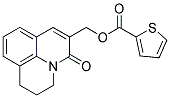 THIOPHENE-2-CARBOXYLIC ACID, 2,3-DIHYDRO-5-OXO-(1H,5H)-BENZO[IJ]QUINOLIZIN-6-YL ESTER Struktur