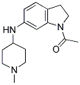 1-ACETYL-N-(1-METHYLPIPERIDIN-4-YL)-2,3-DIHYDRO-(1H)-INDOLE-6-AMINE Struktur