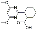 2-(4,6-DIMETHOXYPYRIMIDIN-2-YL)CYCLOHEXANECARBOXYLIC ACID Struktur