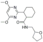 2-(4,6-DIMETHOXYPYRIMIDIN-2-YL)-N-TETRAHYDROFURFURYLCYCLOHEXANECARBOXAMIDE Struktur