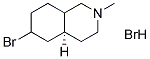 6-BROMO-2-METHYLDECAHYDROISOQUINOLINIUM BROMIDE Struktur