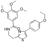 N-(2-(4-(4-ETHOXYPHENYL)THIAZOL-2-YL)ETHYL)-3,4,5-TRIMETHOXYBENZAMIDE Struktur