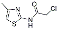 2-CHLORO-N-(4-METHYL-THIAZOL-2-YL)-ACETAMIDE Struktur