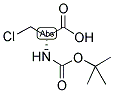 BOC-D-ALA(3-CL)-OH Struktur