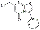 7-(CHLOROMETHYL)-3-PHENYL-5H-[1,3]THIAZOLO[3,2-A]PYRIMIDIN-5-ONE Struktur