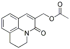 ACETIC ACID, 2,3-DIHYDRO-5-OXO-(1H,5H)-BENZO[IJ]QUINOLIZIN-6-YL ESTER Struktur