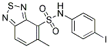 N-(4-IODOPHENYL)-5-METHYL-2,1,3-BENZOTHIADIAZOLE-4-SULFONAMIDE Struktur