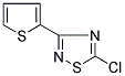 5-CHLORO-3-(THIEN-2-YL)-1,2,4-THIADIAZOLE Struktur