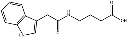 4-(2-1H-INDOL-3-YL-ACETYLAMINO)-BUTYRIC ACID Struktur