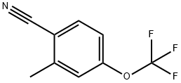 2-METHYL-4-(TRIFLUOROMETHOXY)BENZONITRILE Struktur