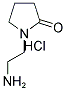 1-(2-AMINO-ETHYL)-PYRROLIDIN-2-ONE HYDROCHLORIDE Struktur