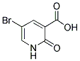 5-BROMO-2-OXO-1,2-DIHYDRO-3-PYRIDINECARBOXYLIC ACID Struktur