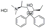 (-)-ALPHA-METHADOL HYDROCHLORIDE Struktur