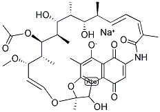 RIFAMYCIN S-SODIUM SALT Struktur