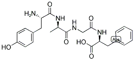 TYR-D-ALA-GLY-PHE Struktur