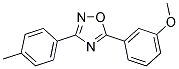 5-(3-METHOXYPHENYL)-3-(4-METHYLPHENYL)-1,2,4-OXADIAZOLE Struktur