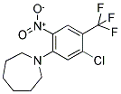 1-[5-CHLORO-2-NITRO-4-(TRIFLUOROMETHYL)PHENYL]AZEPANE Struktur