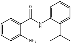 2-AMINO-N-(2-ISOPROPYLPHENYL)BENZAMIDE Struktur