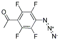 1-(4-AZIDO-2,3,5,6-TETRAFLUOROPHENYL)ETHANONE Struktur