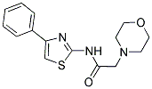 2-MORPHOLINO-N-(4-PHENYL-1,3-THIAZOL-2-YL)ACETAMIDE Struktur