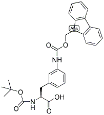 BOC-L-PHE(3-NH-FMOC) Struktur