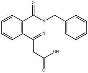 (3-BENZYL-4-OXO-3,4-DIHYDRO-PHTHALAZIN-1-YL)-ACETIC ACID Struktur