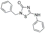 5-ANILINO-2-BENZYL-1,2,4-THIADIAZOL-3(2H)-ONE Struktur