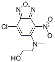 2-[(7-CHLORO-4-NITRO-BENZO[1,2,5]OXADIAZOL-5-YL)-METHYL-AMINO]-ETHANOL Struktur