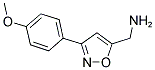 [3-(4-METHOXYPHENYL)-5-ISOXAZOLYL]METHANAMINE Struktur