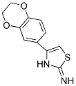 4-(2,3-DIHYDRO-BENZO[1,4]DIOXIN-6-YL)-3H-THIAZOL-2-YLIDENEAMINE Struktur