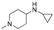 N-CYCLOPROPYL-1-METHYLPIPERIDIN-4-AMINE Struktur