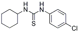 N-(4-CHLOROPHENYL)-N'-CYCLOHEXYLTHIOUREA Struktur