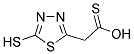 5-MERCAPTO-1,3,4-THIADIAZOL-2-YLTHIOACETIC ACID Struktur
