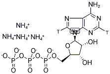 ADENOSINE 5'-TRIPHOSPHATE, TETRAAMMONIUM SALT, [2,8-3H]- Struktur