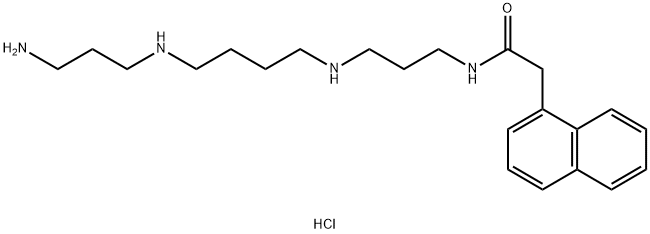 1-NAPHTHYLACETYL SPERMINE TRIHYDROCHLORIDE Struktur