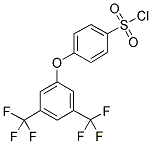 [4-[3,5-BIS(TRIFLUOROMETHYL)PHENOXY]PHENYL]SULFONYL CHLORIDE Struktur