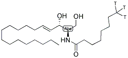 N-OCTANOYL-D-ERYTHRO-SPHINGOSINE, [OCTANOYL-8-3H] Struktur