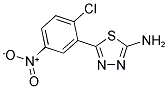 5-(2-CHLORO-5-NITRO-PHENYL)-[1,3,4]THIADIAZOL-2-YLAMINE Struktur