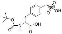 BOC-D-PHE(4-CH2-SO3H) Struktur