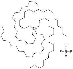 TETRAOCTADECYLAMMONIUM TETRAFLUOROBORATE Struktur