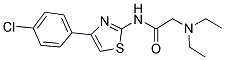 N-[4-(4-CHLOROPHENYL)-1,3-THIAZOL-2-YL]-2-(DIETHYLAMINO)ACETAMIDE Struktur