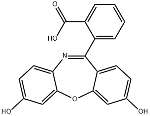 2-(3,7-DIHYDROXY-DIBENZO[B,F][1,4]OXAZEPIN-11-YL)-BENZOIC ACID Struktur