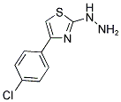 [4-(4-CHLORO-PHENYL)-THIAZOL-2-YL]-HYDRAZINE Struktur